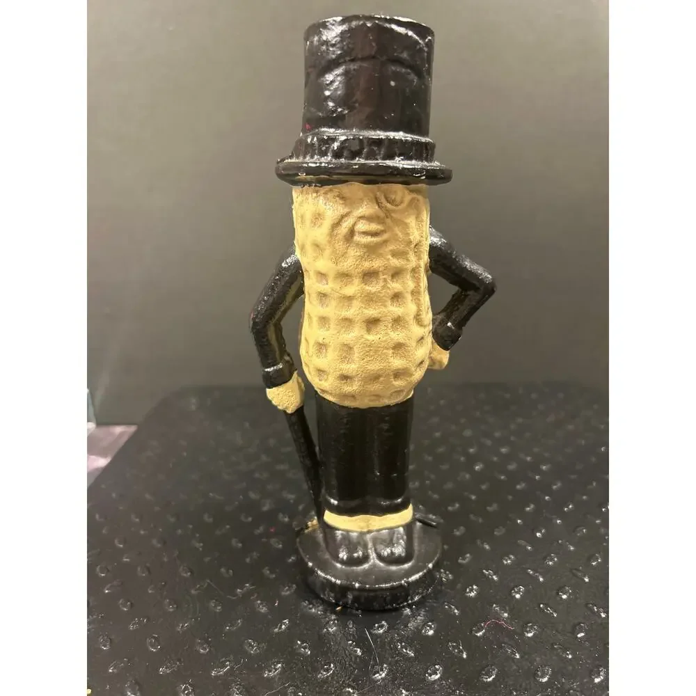 Mr Peanut cast Iron Coin Bank